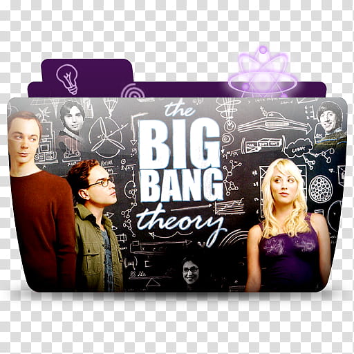 TV Folder Icons ColorFlow Set , The Big Bang Theory , Big Bang Theory file illustration transparent background PNG clipart