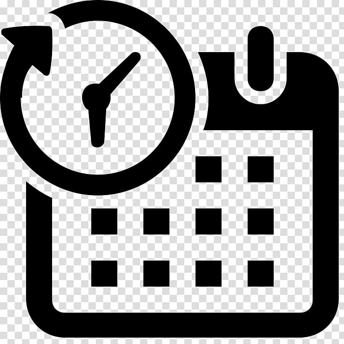 Date Icon, Icon Design, Calendar Date, Flat Design, Line, Symbol, Emoticon, Blackandwhite transparent background PNG clipart