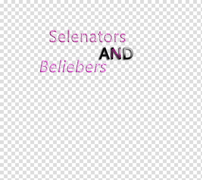 Selenators And Beliebers transparent background PNG clipart