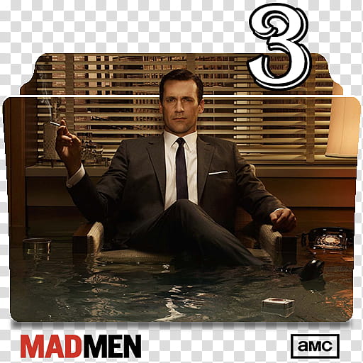 Mad Men series and season folder icons, Mad Men S ( transparent background PNG clipart
