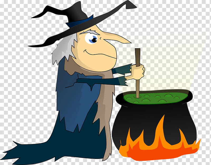 Halloween Cartoon, Cauldron, Witchcraft, Halloween Witches, Sticker, Silhouette, Magic, Watercolor Painting transparent background PNG clipart
