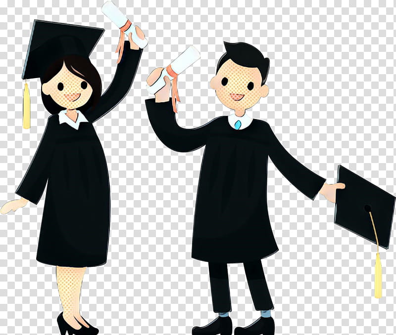 Background Graduation, Cartoon, Graduation Ceremony, Diploma, Girl