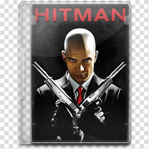 Movie Icon Mega , Hitman, Hitman DVD case transparent background PNG clipart