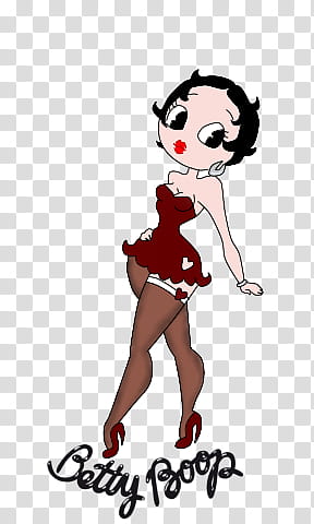 Betty Boop~! transparent background PNG clipart