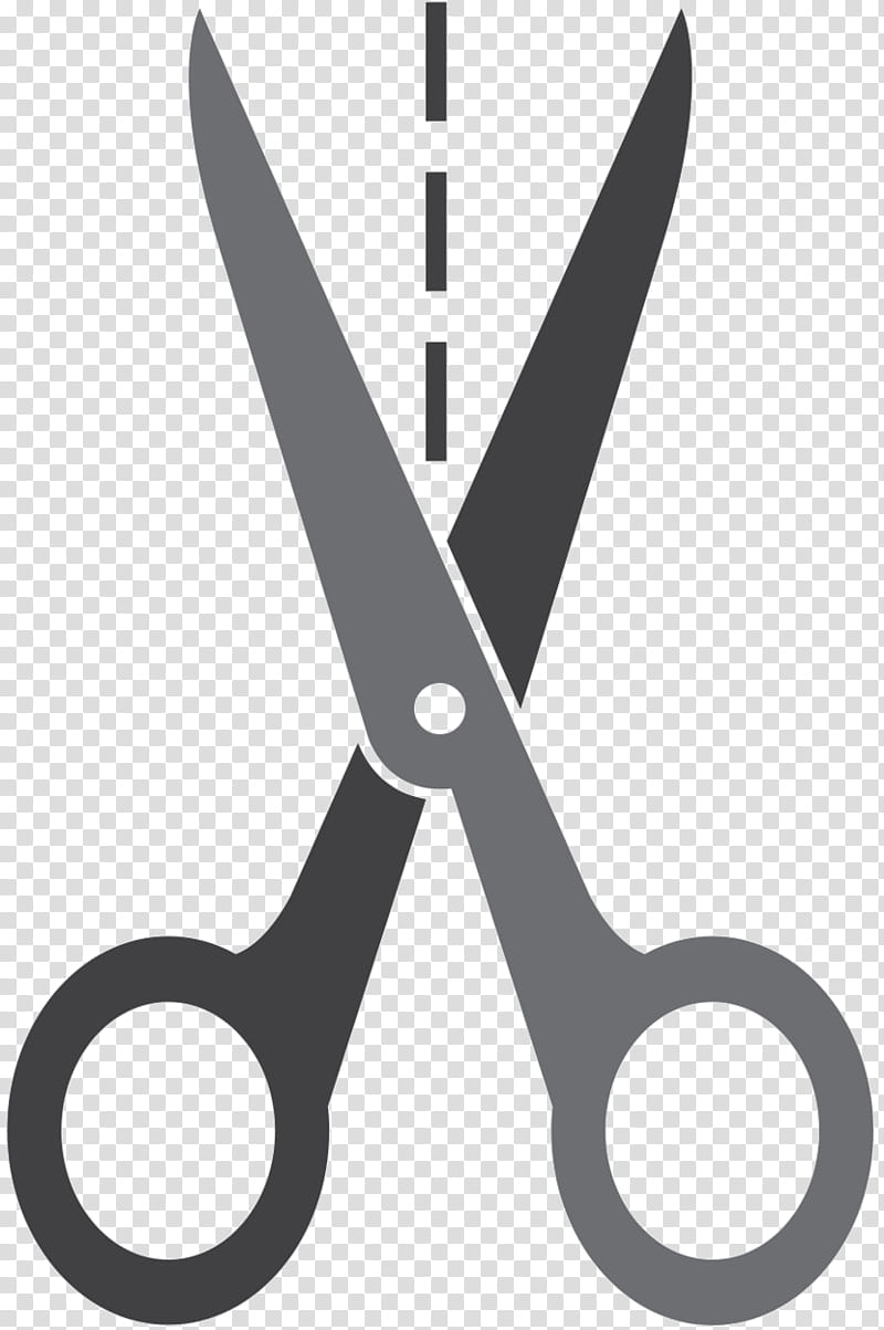 Scissors, Black White M, Line, Cutting Tool, Office Instrument transparent background PNG clipart