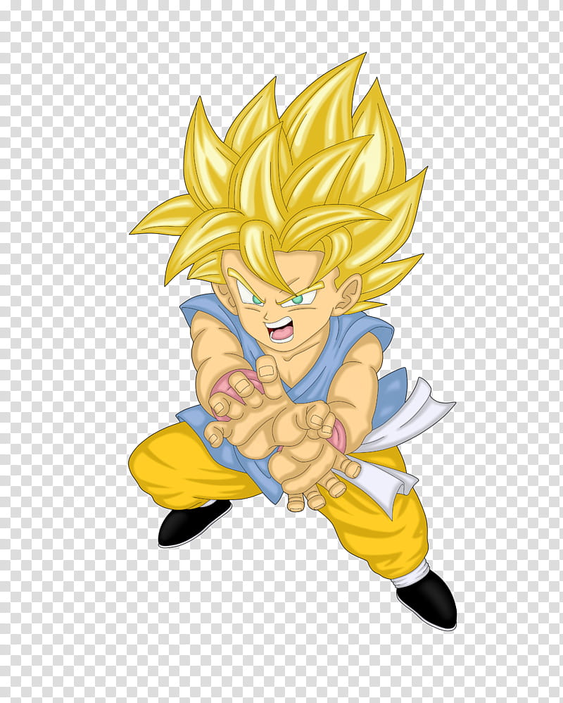Kid Goku Super Saiyan transparent background PNG clipart