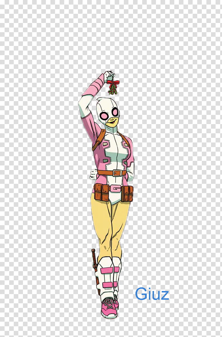 Gwenpool Render Special Christmas DC Comic transparent background PNG clipart