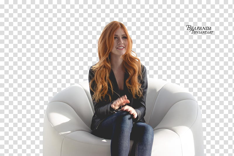 Katherine McNamara, woman in black top and pants transparent background PNG clipart