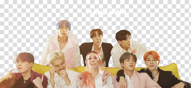 BTS, Boy With Luv (ft. Halsey) transparent background PNG clipart