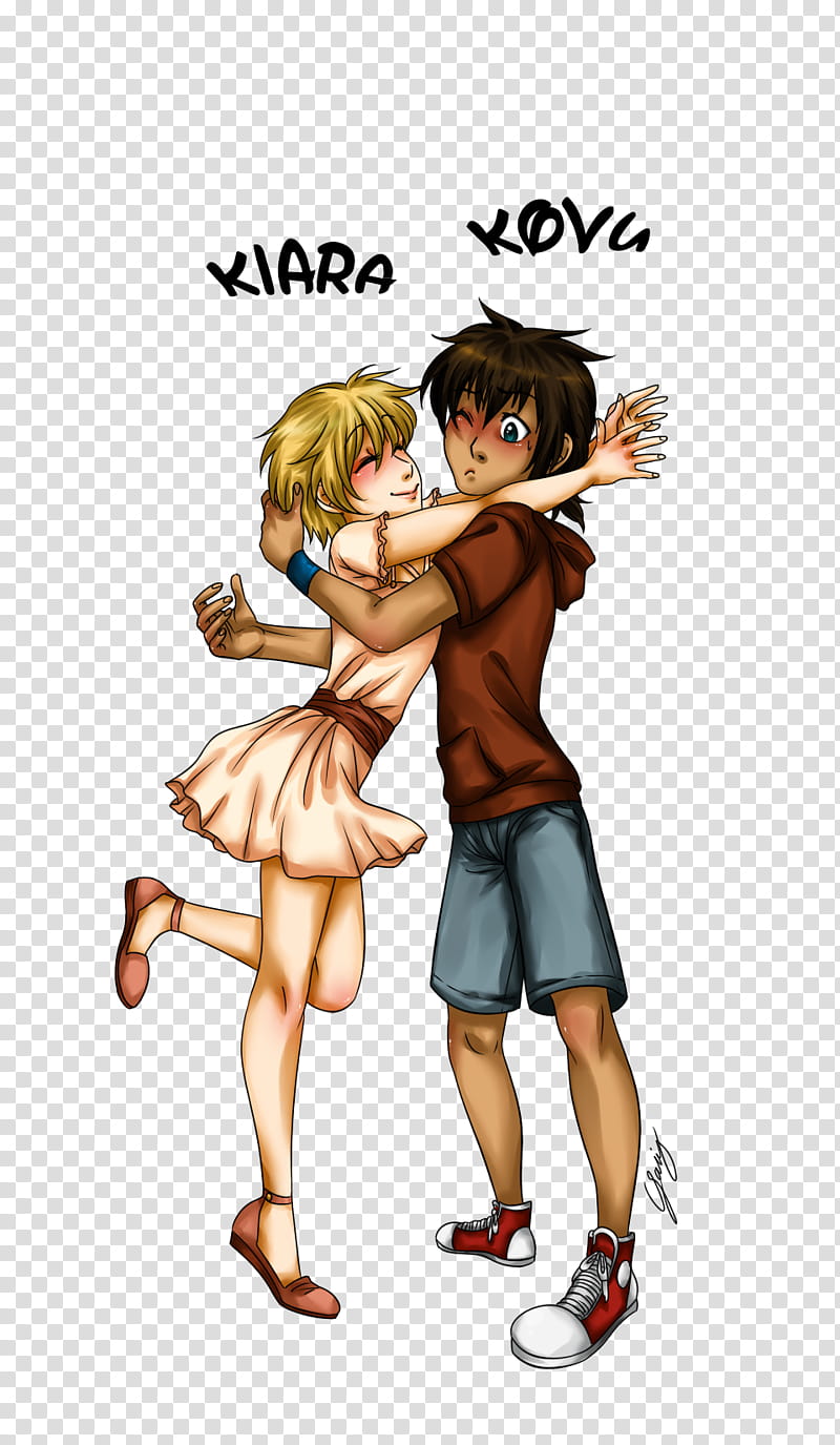 Human Kiara and Kovu transparent background PNG clipart