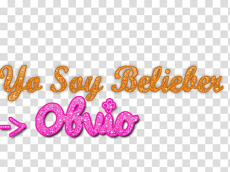 Yo Soy Belieber Obvio transparent background PNG clipart