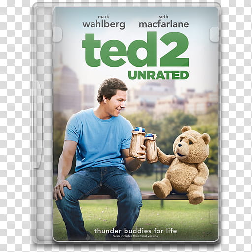 Movie Icon Mega , Ted , Ted Unrated poster transparent background PNG clipart
