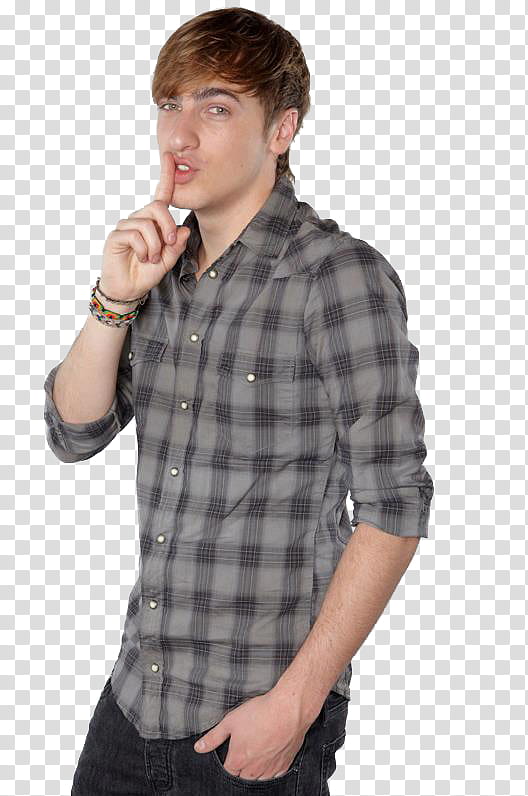 Kendall Schmidt HQ, man doing quiet gesture transparent background PNG clipart