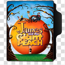 James and the Giant Peach Folder Icon transparent background PNG clipart