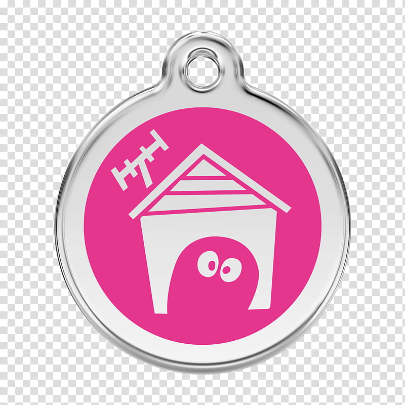 Dog Tag, Dingo, Red Dingo Dog Tag Dog House, Pet Id Tags, Pet Tag, Dog Houses, Dog Collar, Pink transparent background PNG clipart