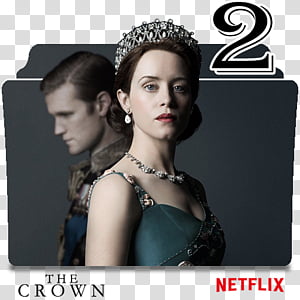 The Crown series and season folder icons, The Crown S02 ( transparent background PNG clipart thumbnail