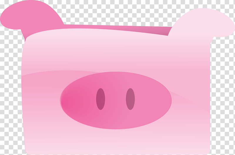 Cute Pigs Icon , closed_folder, pink pink nose illustration transparent background PNG clipart
