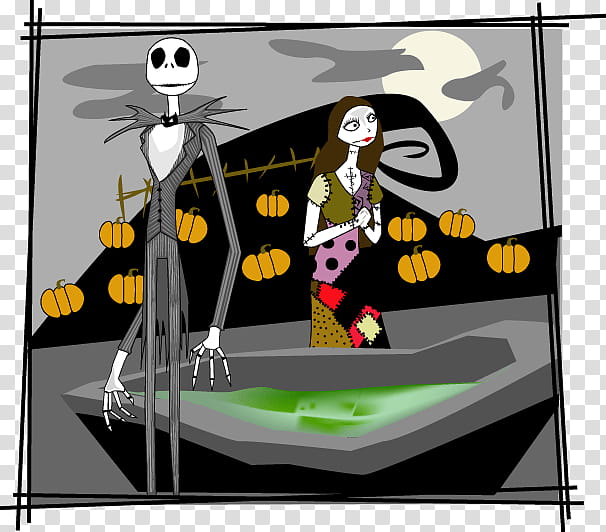 Jack and Sally transparent background PNG clipart