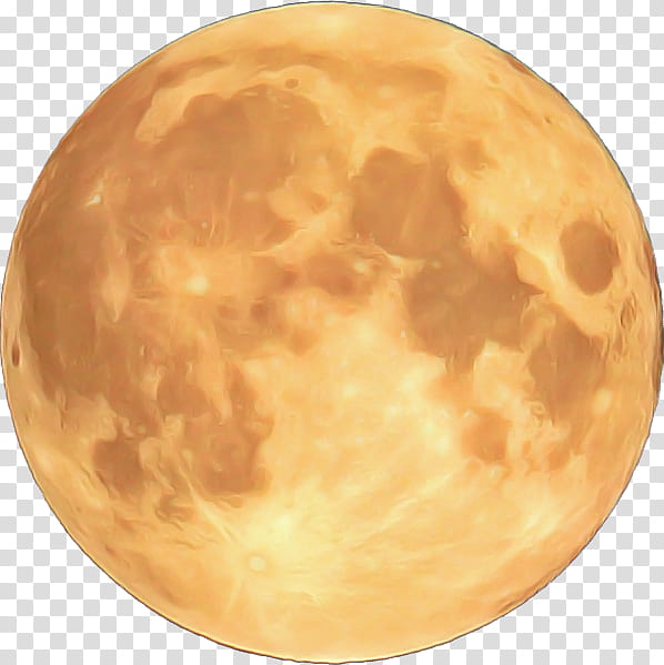 Full moon, Yellow, Orange, Brown, Sphere, Planet, Atmosphere, Astronomical Object transparent background PNG clipart