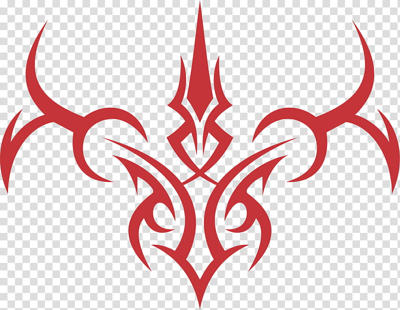 Fate Zero Command Seals , red tattoo concept transparent background PNG clipart