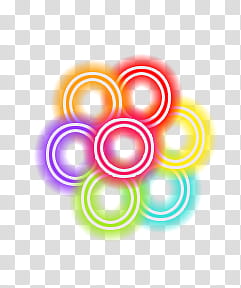 multicolored light transparent background PNG clipart