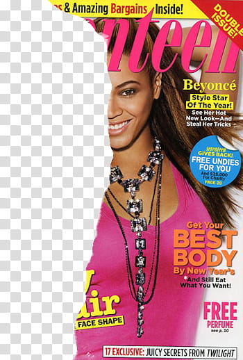 s, Beyonce cover magazine transparent background PNG clipart