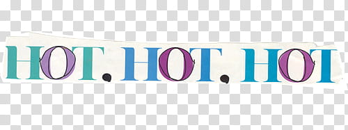 O Magazine Cuts, hot, hot, hot text transparent background PNG clipart