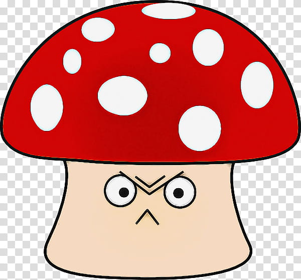 Polka dot, Mushroom, Red, Agaric, Fungus transparent background PNG clipart