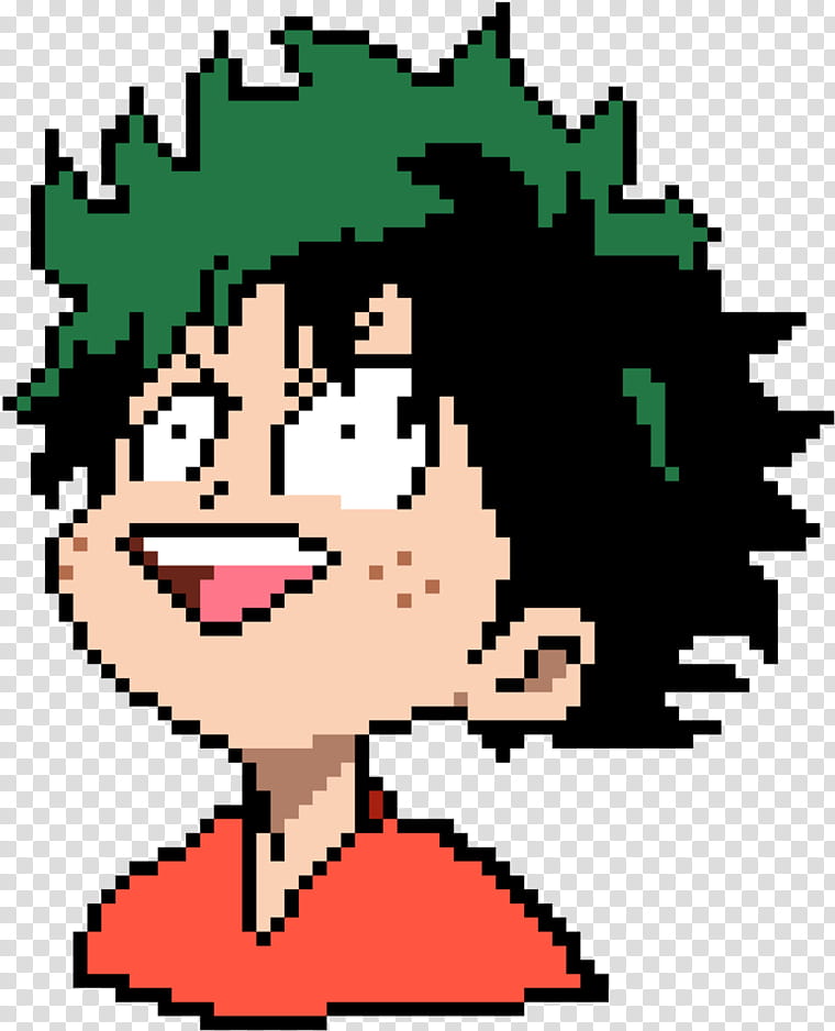 Background Green, Izuku Midoriya, Katsuki Bakugou, My Hero Academia, Pixel Art, , Artist, Perler Beads transparent background PNG clipart