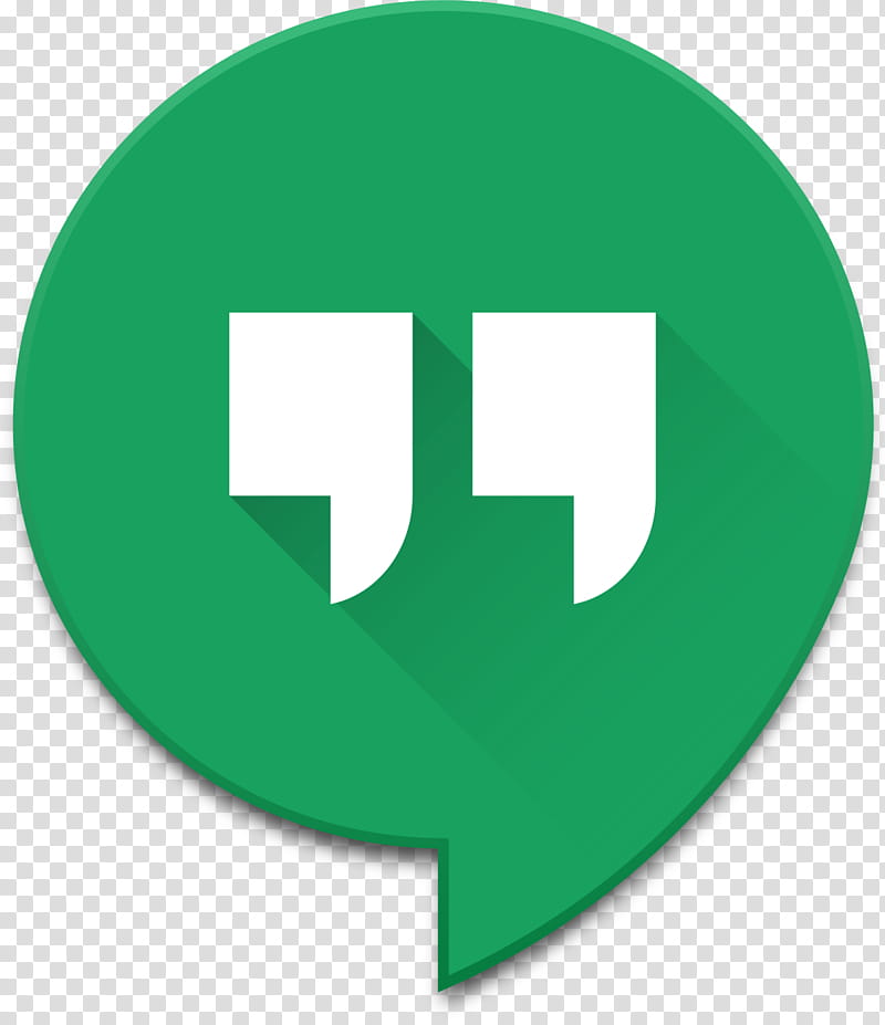 Google Logo, Google Hangouts, Android Lollipop, Messaging Apps, Instant Messaging, Online Chat, Google Voice, Green transparent background PNG clipart