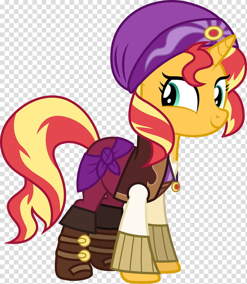 Movie Magic Sunset Shimmer, multicolored My Little Pony character illustration transparent background PNG clipart