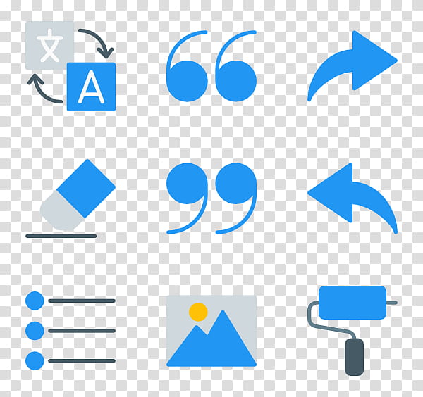 Text Blue, Text Editor, Font Awesome, Computer Font, Editing, Symbol, Yellow, Line transparent background PNG clipart