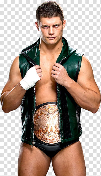 Cody Rhodes WWE Tag Team Champion  transparent background PNG clipart