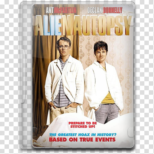 Movie Icon Mega , Alien Autopsy, Alie Nautopsy DVD case transparent background PNG clipart