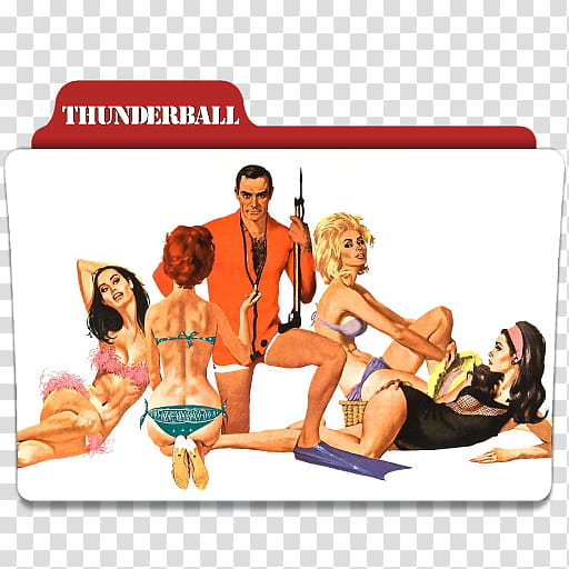 James Bond Series Folder Icons, () Thunderball v transparent background PNG clipart