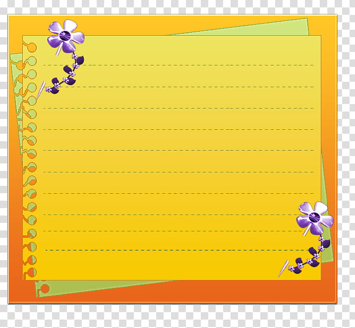 Sunflower Border, Paper, Yellow, Data, Postit Note, Frames, Text, Orange transparent background PNG clipart