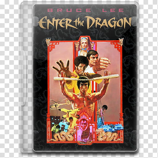 Movie Icon , Enter the Dragon, Enter the Dragon DVD case transparent background PNG clipart