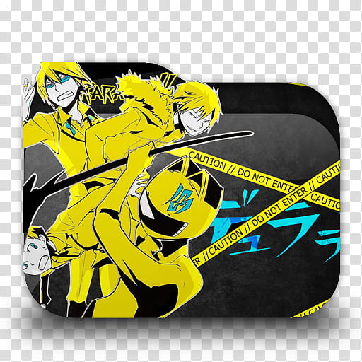 Durarara Anime Folder Icon, Durarara folder icon transparent background PNG clipart