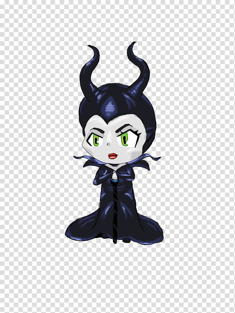 Maleficent Chibi transparent background PNG clipart