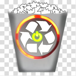 Xbox  Icons, FullBin, gray recycle, reduce, reuse trash can symbol transparent background PNG clipart