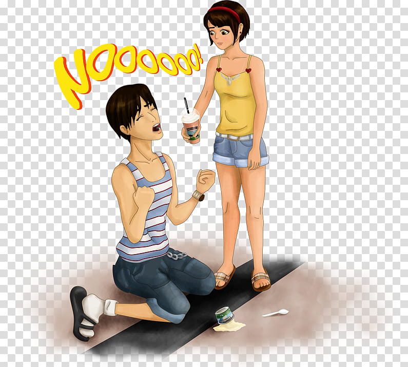 Aaron Takes Michelle to Ben and Jerry&#;s transparent background PNG clipart