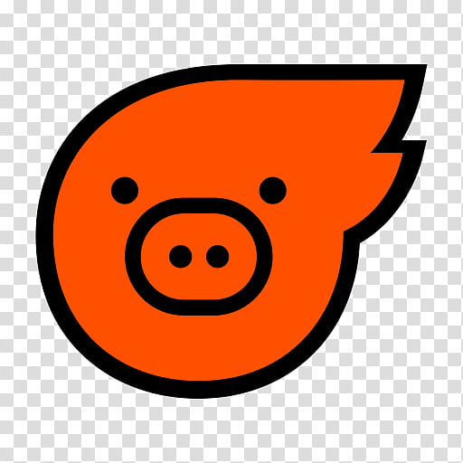 Pig, Flying Pig Marathon, Smiley, Data, Circle, Food, Emoticon, Orange transparent background PNG clipart