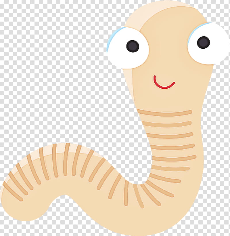 cartoon animal figure earthworm worm ringed-worm, Cartoon, Ringedworm, Millipedes transparent background PNG clipart