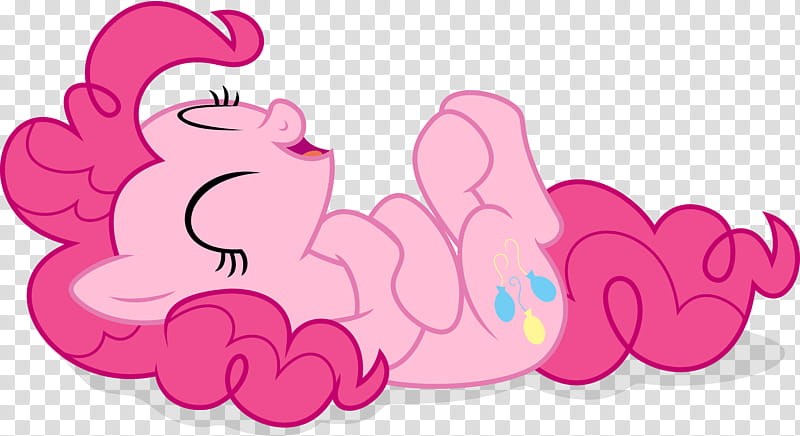 Mlp Fim pinkie pie laugh transparent background PNG clipart