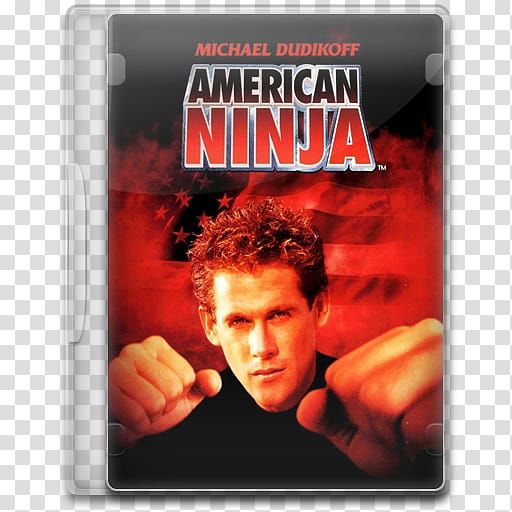 Movie Icon , American Ninja, American Ninja DVD case transparent background PNG clipart