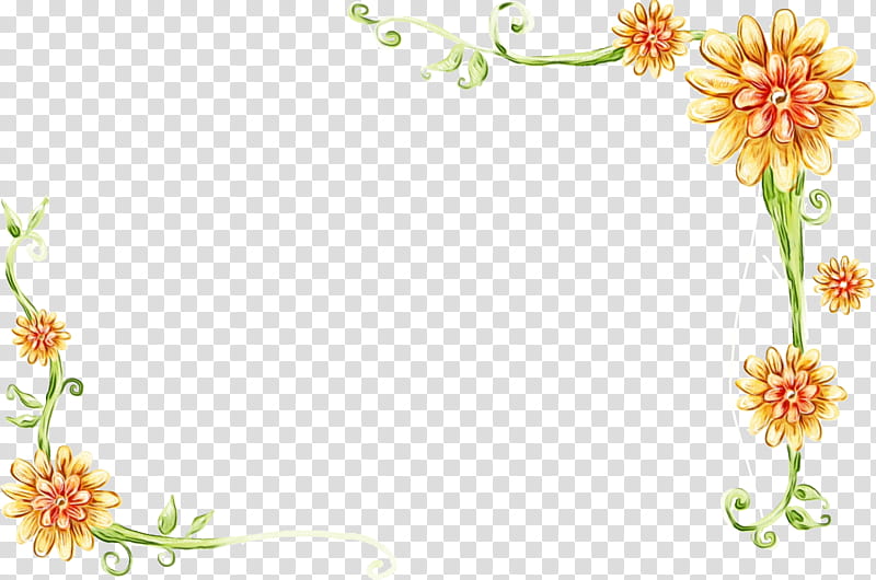 frame, Flower Rectangular Frame, Floral Rectangular Frame, Watercolor, Paint, Wet Ink, Frame, Plant transparent background PNG clipart