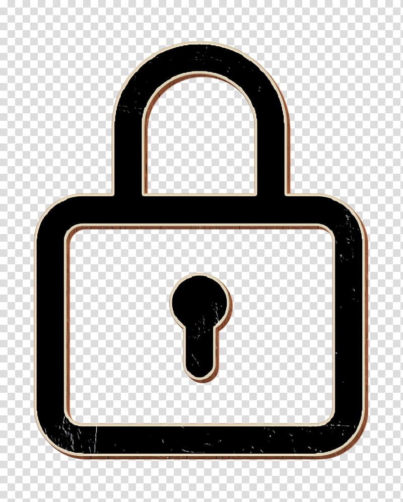 Padlock icon Lock icon UI Interface icon, Material Property, Hardware Accessory, Symbol transparent background PNG clipart