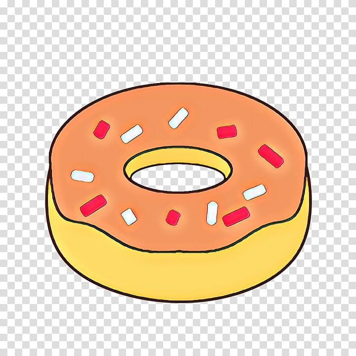 doughnut bagel pink baked goods food, Cartoon, Ciambella, Pastry, Smile, Cuisine, Dish transparent background PNG clipart