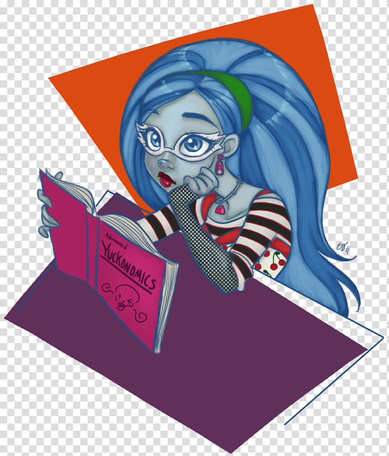Ghoulia, female animated character art transparent background PNG clipart