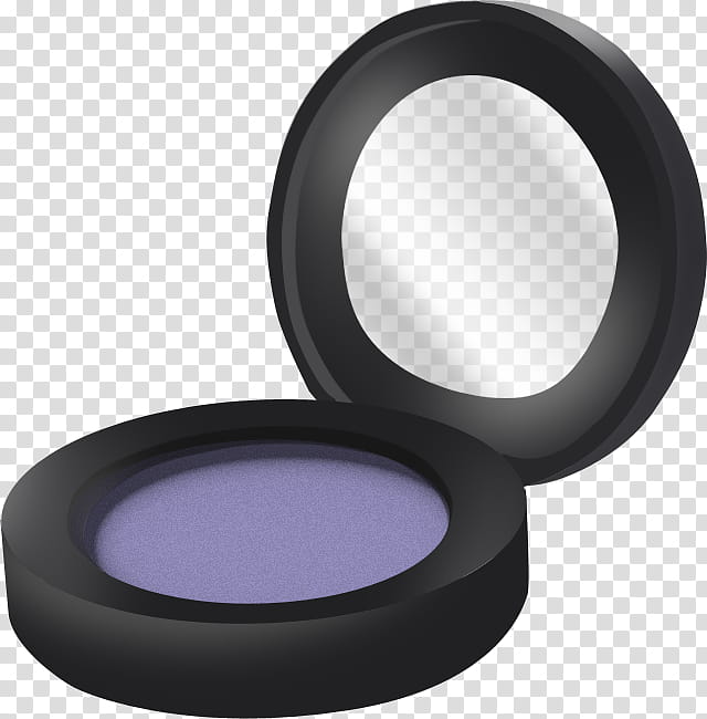 Cosmetics Lipsticks and Eyeshadows, black press powder transparent background PNG clipart